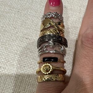 Toe Ring Set - Fashion 8 Pack Adjustable sizing